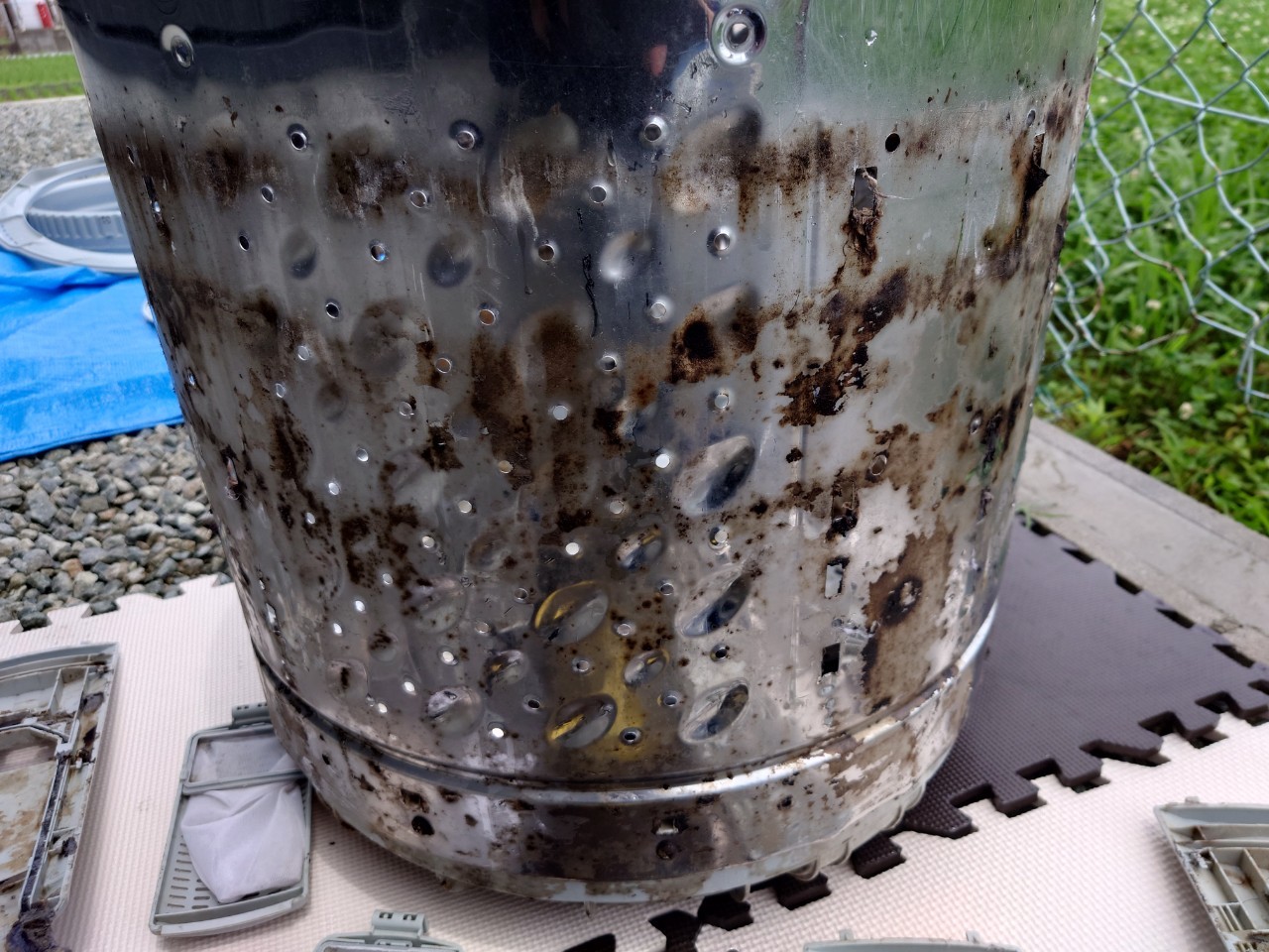 縦型洗濯機完全分解洗浄クリーニング