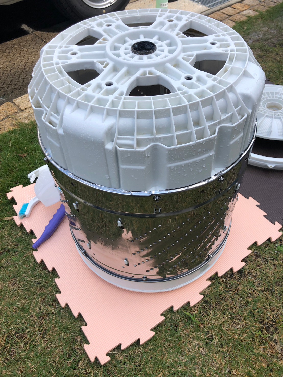 縦型洗濯機 完全分解洗浄