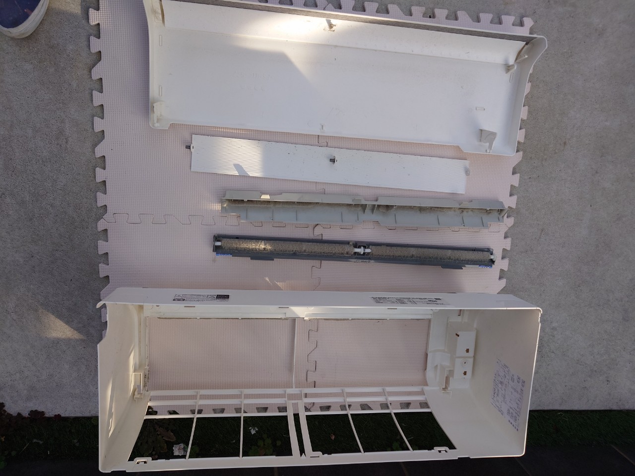 お掃除機能付きエアコンクリーニング2台(DAIKIN:AN71XRP・AN22XCS)