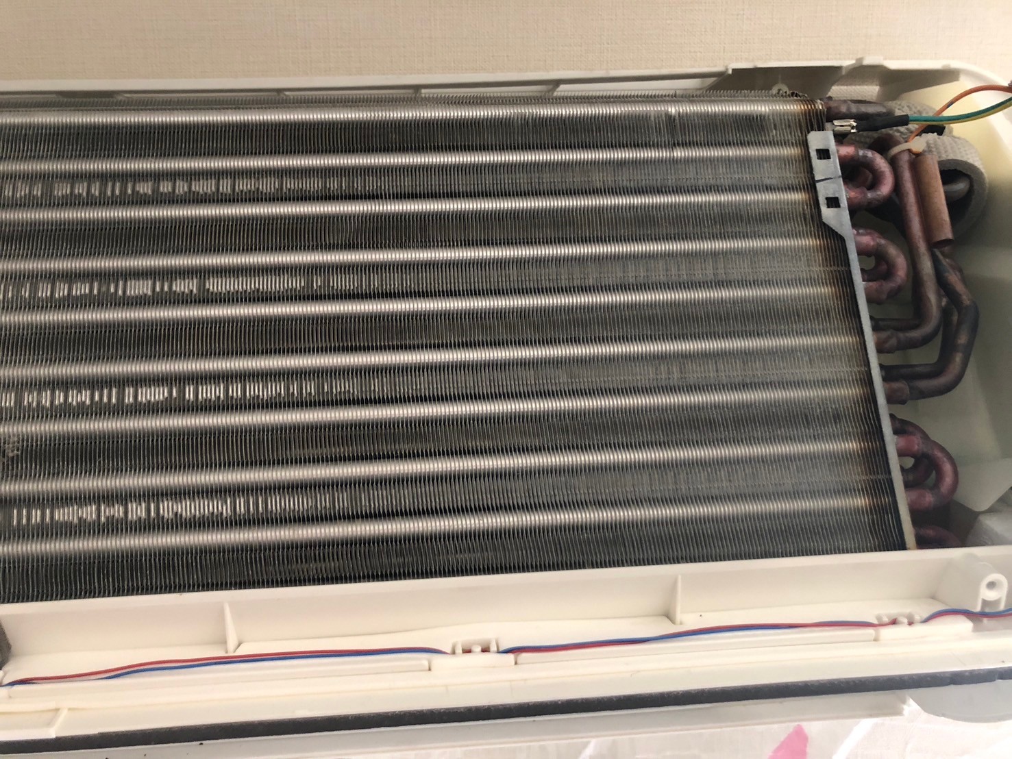 お掃除機能付きエアコンクリーニング2台